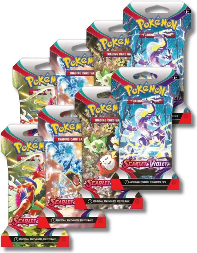 Pokemon Scarlet & Violet (SV1) | 8 Sleeved Boosters Packs - Newegg.com Pokemon Scarlet & Violet (SV1) | 8 Sleeved Boosters Packs - Newegg.com