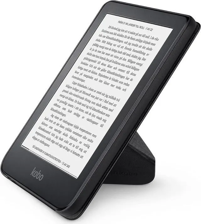 Alt view image 8 of 8 - Kobo Clara 2E Sleepcover with Stand - Black