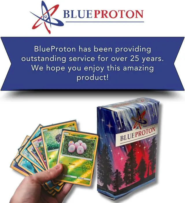 Alt view image 4 of 4 - Exclusive Ultra Triple Booster Bundle | Includes 3 Booster Packs | 1 Bonus Ultra Rare | BlueProton Deck Box compatible with trading cards