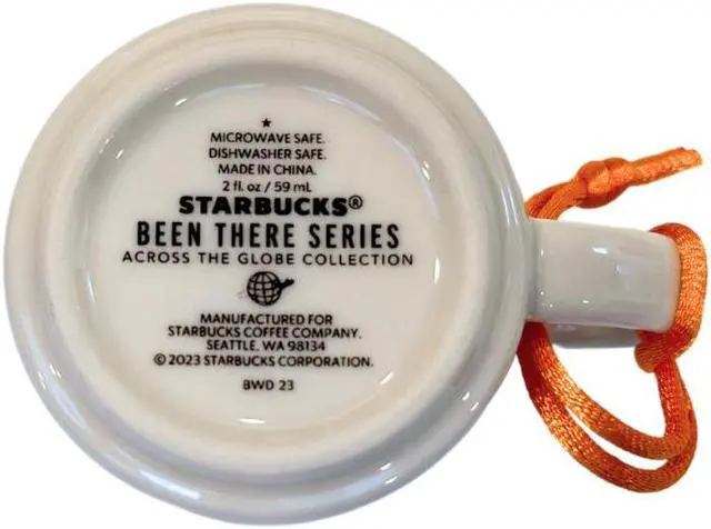 Alt view image 4 of 4 - Starbucks Been There Series Waikiki Ceramic Demitasse Ornament, 2 Oz