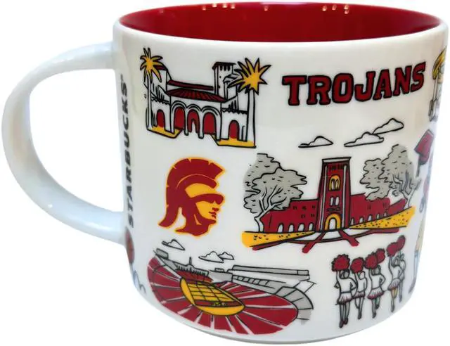 Alt view image 3 of 5 - Starbucks Been There Series Campus Collection University of Southern California Ceramic Mug, 14 Oz (2-Pack)