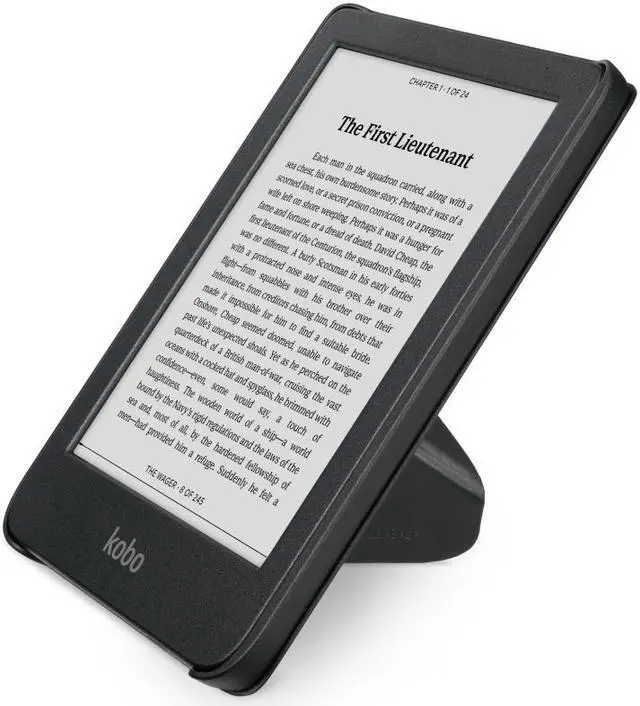 Alt view image 2 of 5 - Kobo Clara Colour/BW SleepCover Case | Sleep/Wake Technology | Built-In 2- Way Stand | Vegan Leather | Compatible with 6" Kobo Clara Colour/BW eReader