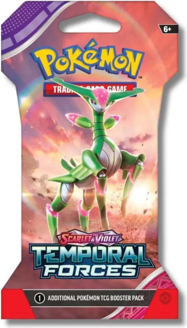 Main image of Pokemon Scarlet & Violet Temporal Forces Sleeved Booster | Iron Leaves