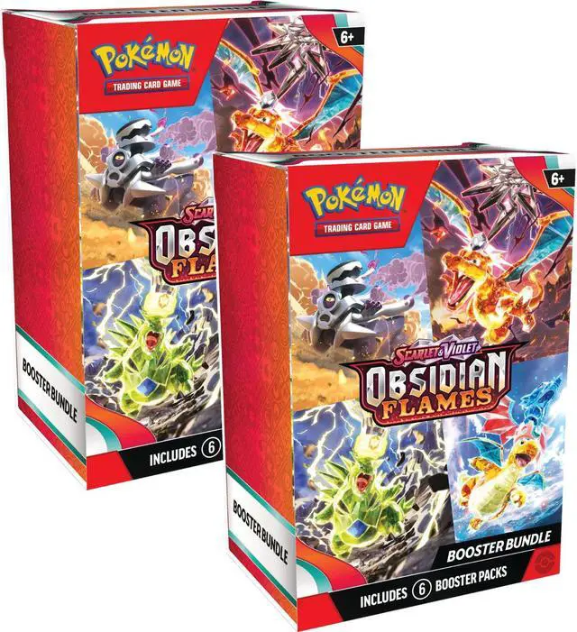 Main image of Pokemon Scarlet & Violet SV3 Obsidian Flames Booster Bundle (2-pack)