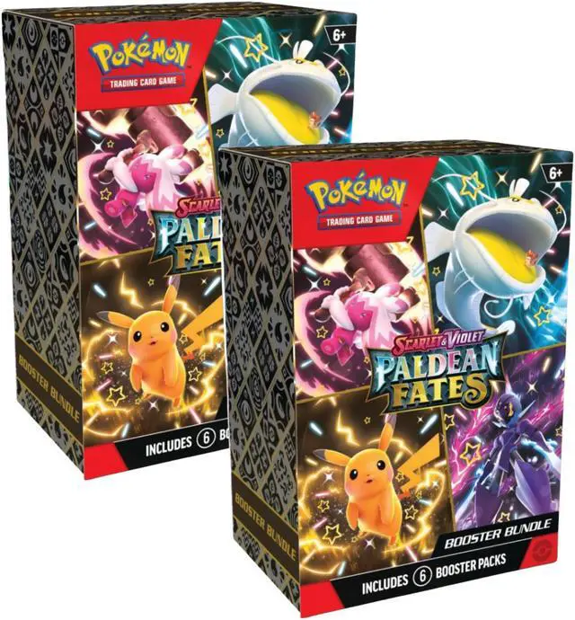 is there a paldean fates booster box Amazon.com: Pokemon TCG: Scarlet and Violet: PALDEAN Fates: Booster Bundle  : Toys & Games main image 1