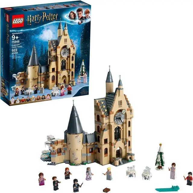 Main image of LEGO Harry Potter Hogwarts Clock Tower 75948 Build and Play Tower Set with Harry Potter Minifigures, Popular Harry Potter Gift and Playset with Ron Weasley, Hermione Granger and more (922 Pieces)