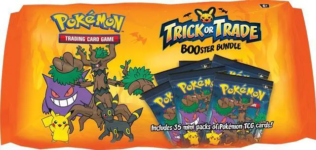 Main image of Pokemon 2024 Trick or Trade | 35-Mini-Booster-Pack Bundle