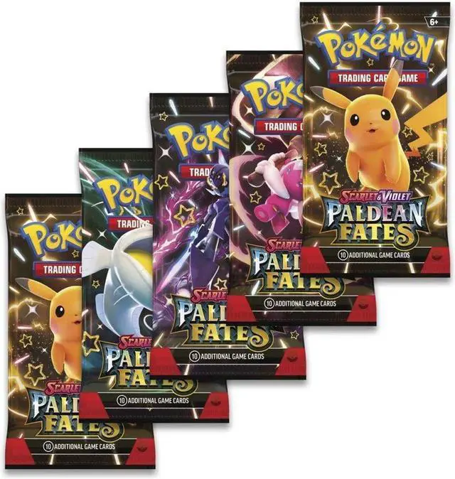 Alt view image 6 of 7 - Pokemon Scarlet & Violet Paldean Fates Tin | Shiny Great Tusk ex