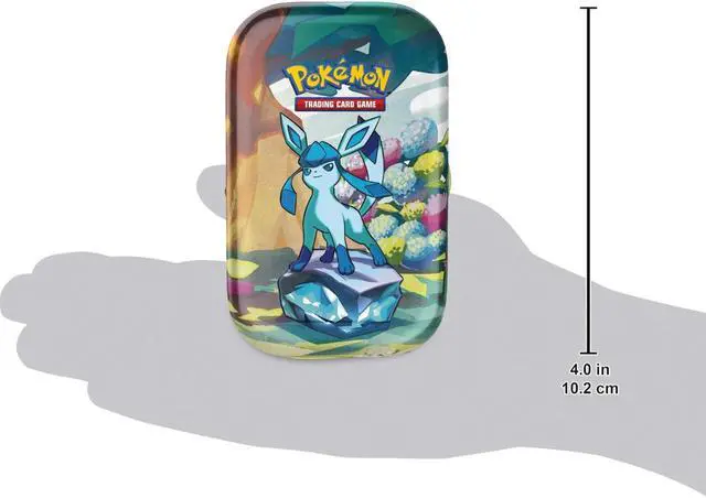 Alt view image 3 of 3 - Pokemon TCG Scarlet & Violet Prismatic Evolutions Mini Tin | Glaceon