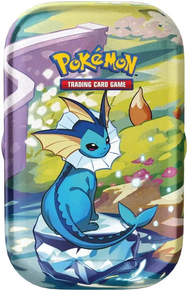 Main image of Pokemon TCG Scarlet & Violet Prismatic Evolutions Mini Tin | Vaporeon
