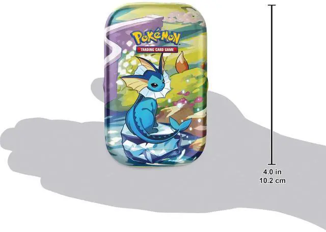 Alt view image 3 of 3 - Pokemon TCG Scarlet & Violet Prismatic Evolutions Mini Tin | Vaporeon