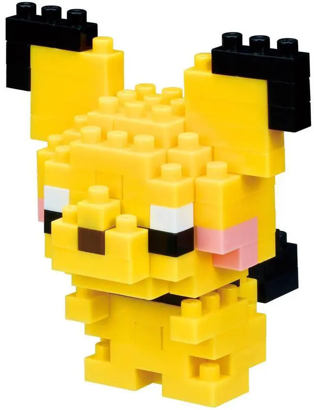 Main image of nanoblock Pokemon Pichu Building Kit, Yellow