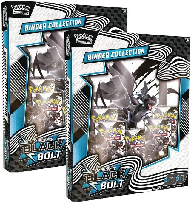 Main image of Pokemon SV10.5 Black Bolt Binder Collection (2-Pack)