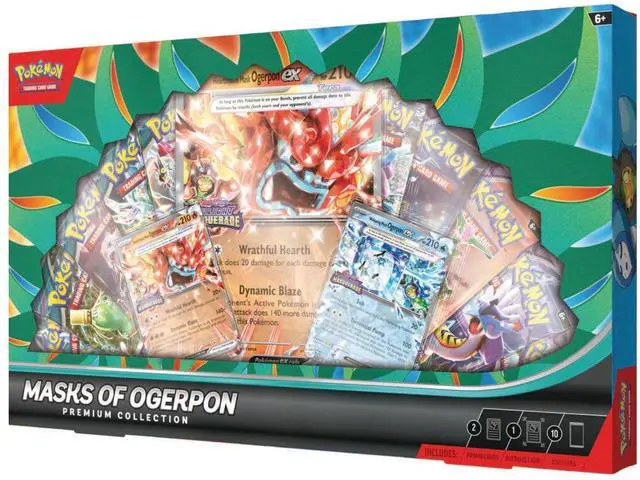 Alt view image 2 of 3 - Pokemon TCG: Masks of Ogerpon Premium Collection (2-Pack)