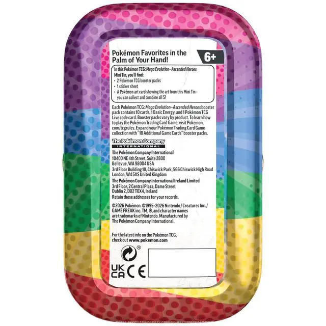 Alt view image 2 of 4 - Pokemon ME2.5 Ascended Heroes Mini Tin | Pickachu and Tepig