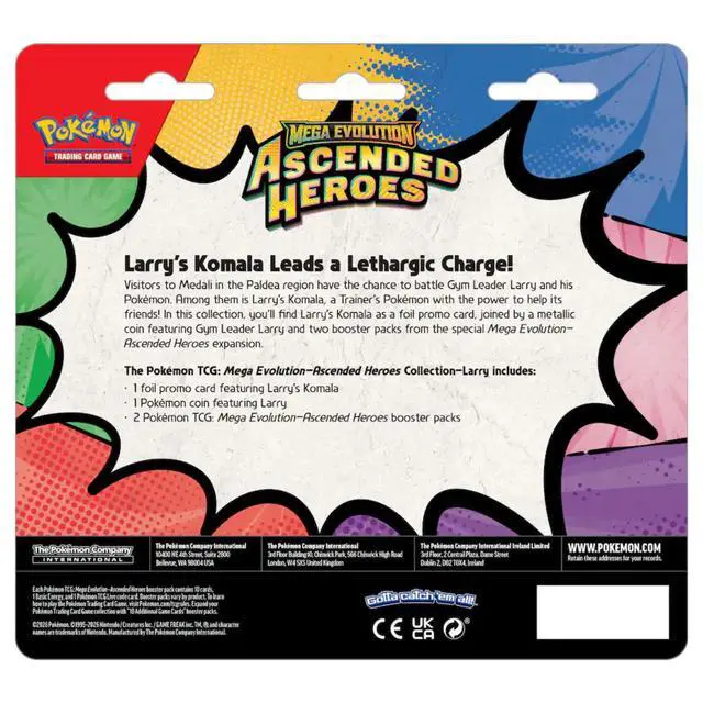 Alt view image 2 of 2 - Pokemon ME2.5 Ascended Heroes 2-Pack Blister | Larry