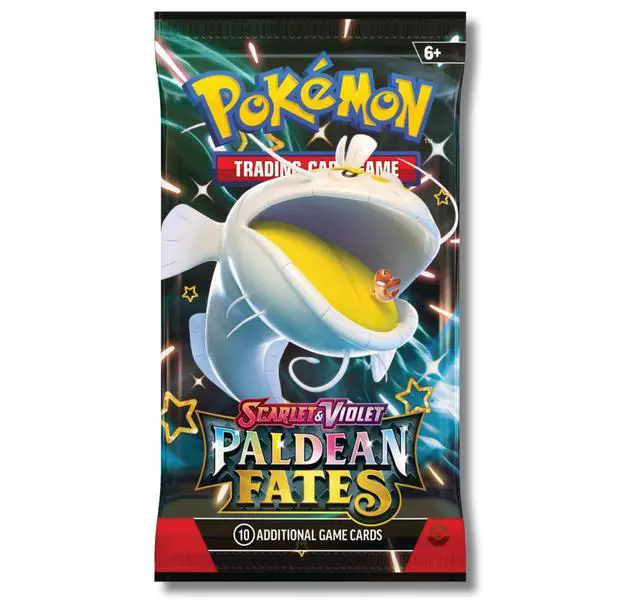Alt view image 2 of 5 - Pokemon SV4.5 Paldean Fates Art Set | 4 Booster Packs (One of Each Artwork)