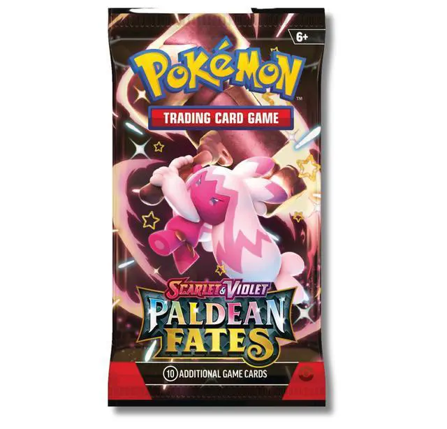 Alt view image 3 of 5 - Pokemon SV4.5 Paldean Fates Art Set | 4 Booster Packs (One of Each Artwork)