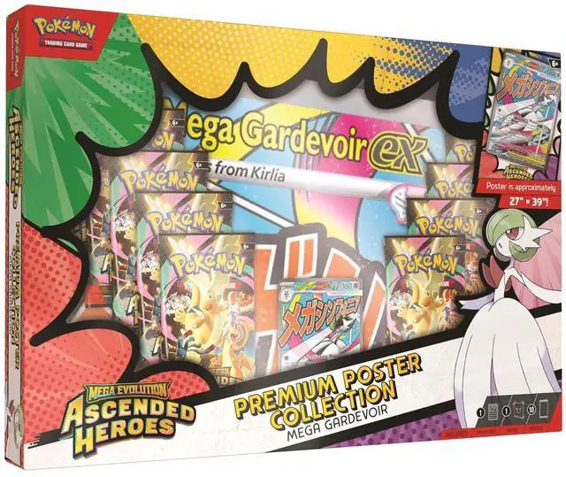 Main image of Pokemon ME2.5 Ascended Heroes Premium Poster Collection | Mega Gardevoir ex