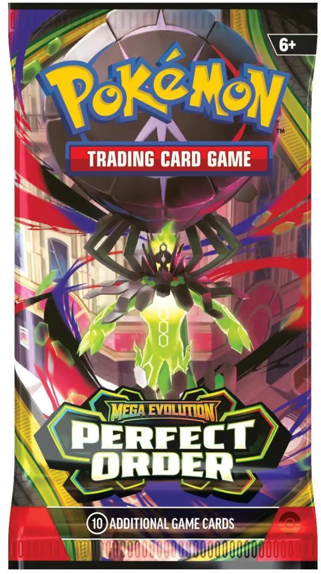 Alt view image 2 of 5 - Pokemon ME3 Perfect Order Art Set | 4 Booster Packs (One of Each Artwork)