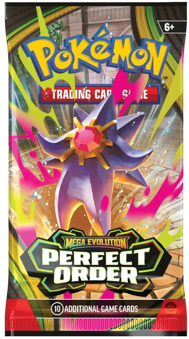 Alt view image 4 of 5 - Pokemon ME3 Perfect Order Art Set | 4 Booster Packs (One of Each Artwork)