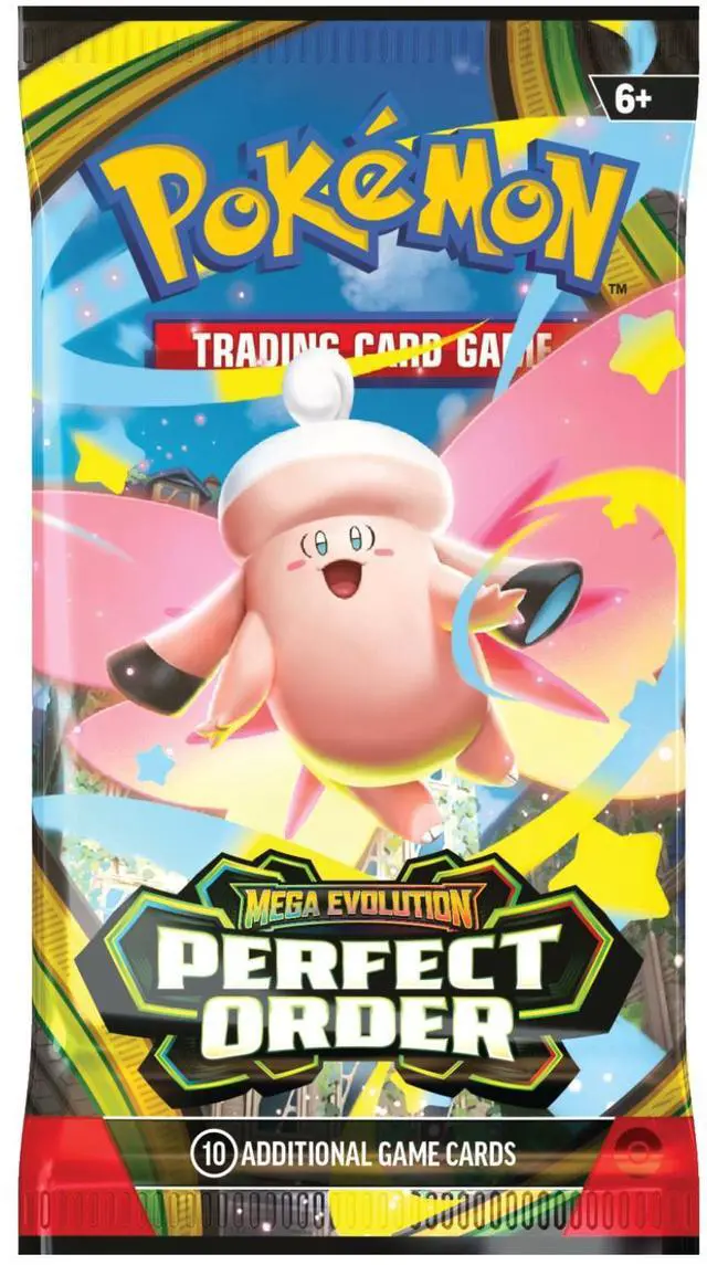 Alt view image 5 of 5 - Pokemon ME3 Perfect Order Art Set | 4 Booster Packs (One of Each Artwork)