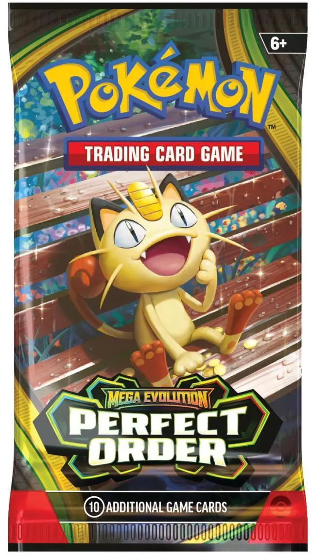 Alt view image 3 of 5 - Pokemon ME3 Perfect Order Art Set | 4 Booster Packs (One of Each Artwork)