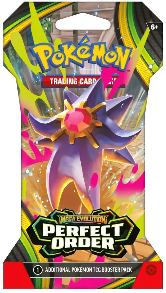 Main image of Pokemon ME3 Perfect Order Sleeved Booster Pack | Mega Starmie