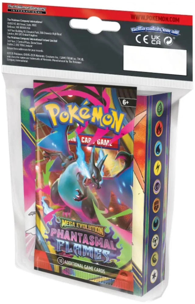 Alt view image 2 of 4 - Pokemon TGC ME2 Phantasmal Flames Mini Portfolio | Mega Charizard X & Mega Gengar