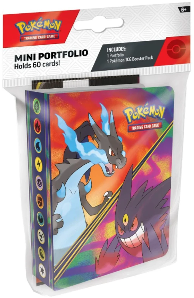 Main image of Pokemon TGC ME2 Phantasmal Flames Mini Portfolio | Mega Charizard X & Mega Gengar