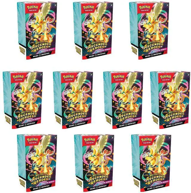 Main image of Pokemon ME2.5 Ascended Heroes Booster Bundles (10-Pack)