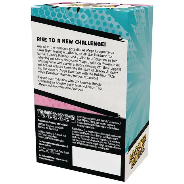 Alt view image 3 of 3 - Pokemon ME2.5 Ascended Heroes Booster Bundles (10-Pack)