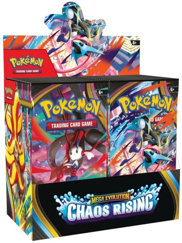 Alt view image 2 of 6 - Pokemon ME4 Mega Evolution Chaos Rising Booster Boxes (2-Pack)