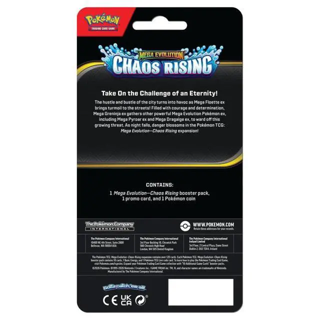 Alt view image 2 of 2 - Pokemon ME4 Mega Evolution Chaos Rising Checklane Blister | Toxel