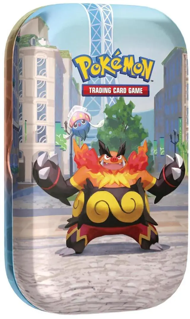 Alt view image 2 of 3 - Pokemon Lumiose City Mini Tin | Emboar & Inkay