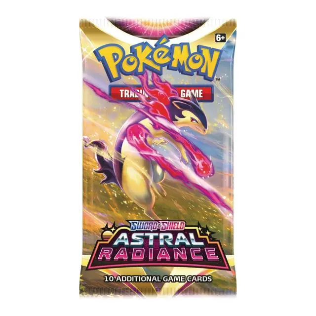 Alt view image 5 of 6 - Pokemon SS10 Sword and Shield Astral Radiance Art Set | 5 Booster Packs (One of Each Artwork)
