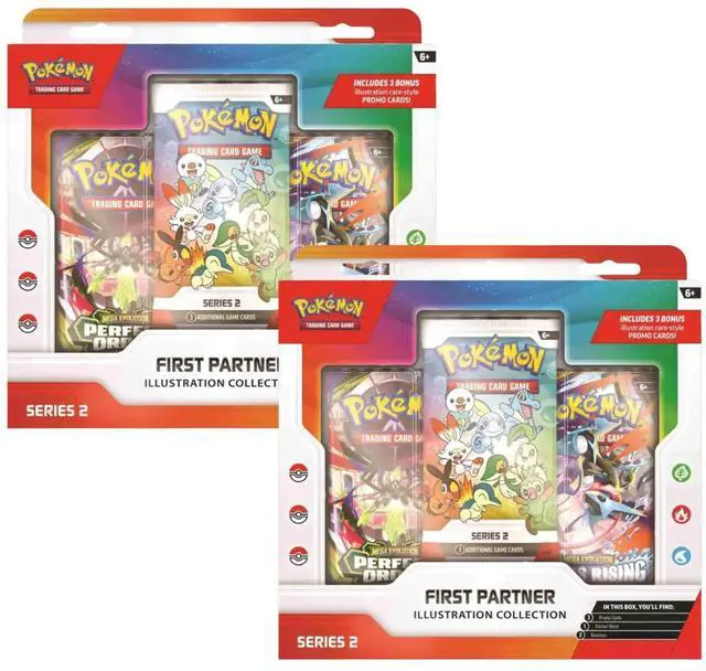 Main image of Pokemon First Partner Illustration Collections - Series 2 (2-Pack)