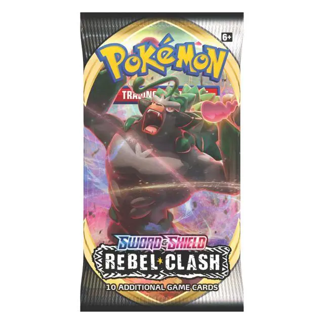 Alt view image 7 of 7 - Pokemon TCG: Sword & Shield - Rebel Clash Booster Pack - Random Artwork