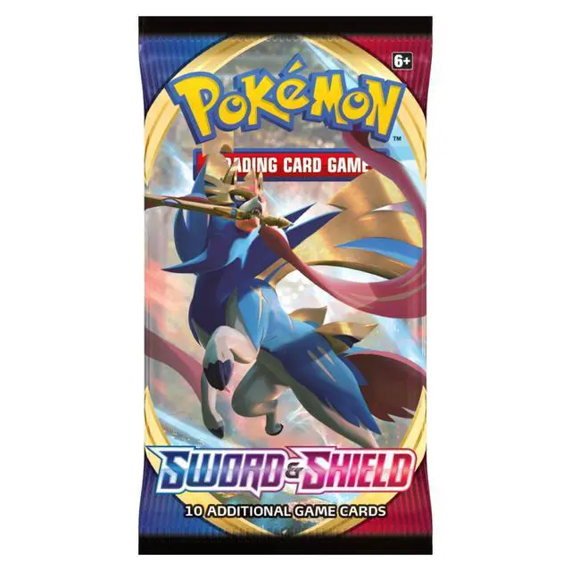 Alt view image 2 of 5 - Pokemon SS1 Sword & Shield Art Set | 4 Booster Packs (One of Each Artwork)