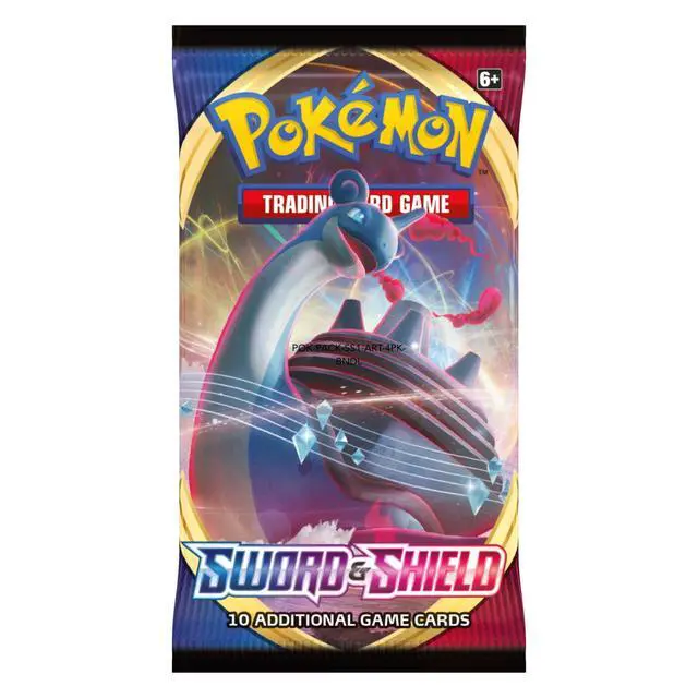 Alt view image 4 of 5 - Pokemon SS1 Sword & Shield Art Set | 4 Booster Packs (One of Each Artwork)