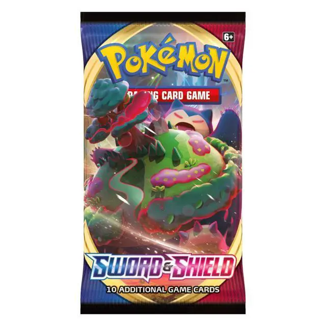 Alt view image 5 of 5 - Pokemon SS1 Sword & Shield Art Set | 4 Booster Packs (One of Each Artwork)