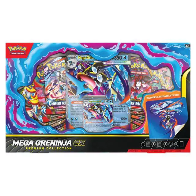 Alt view image 3 of 7 - Pokemon TCG: Mega Greninja ex Premium Collections (2-Pack)