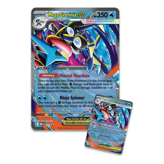 Alt view image 5 of 7 - Pokemon TCG: Mega Greninja ex Premium Collections (2-Pack)
