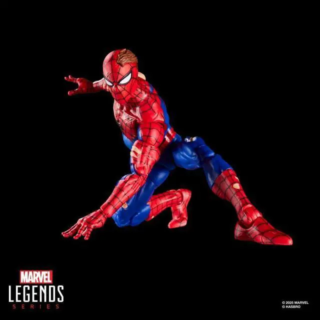 Alt view image 5 of 7 - Marvel Legends Series Magic: The Gathering Battle-Damaged Spider-Man 6-Inch Action Figure