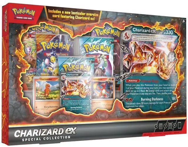 Alt view image 7 of 11 - Pokemon TCG: Scarlet & Violet - Charizard EX Special Collection