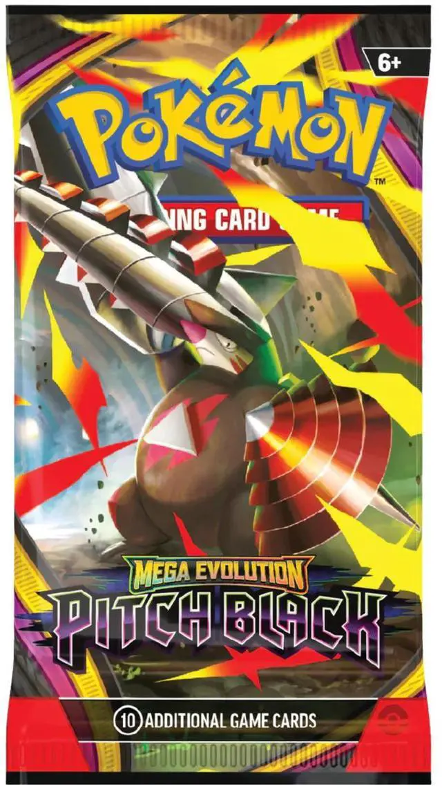 Main image of Pokemon ME5 Mega Evolution Pitch Black Booster Pack | Mega Excadrill ex