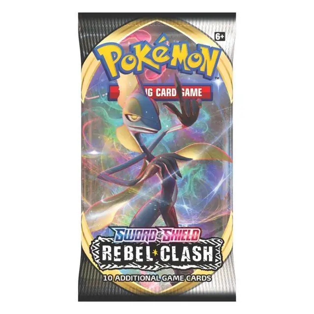Alt view image 3 of 5 - Pokemon SS2 Sword & Shield Rebel Clash Art Set | 4 Booster Packs (One of Each Artwork)