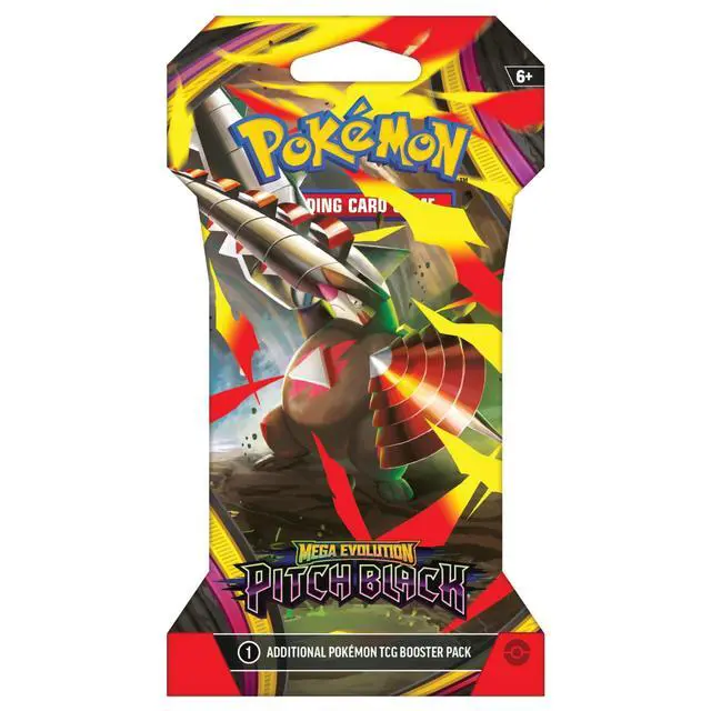 Alt view image 5 of 5 - Pokemon ME5 Mega Evolution Pitch Black Art Set | 4 Sleeved Booster Packs (One of Each Artwork)