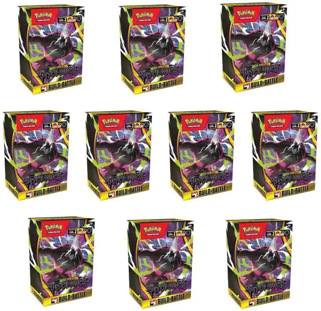 Main image of Pokemon ME5 Mega Evolution Pitch Black Build & Battle Boxes (10-Pack)