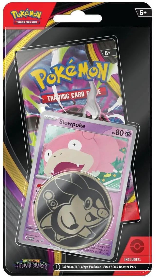 Main image of Pokemon ME5 Mega Evolution Pitch Black Checklane Blister | Slowpoke